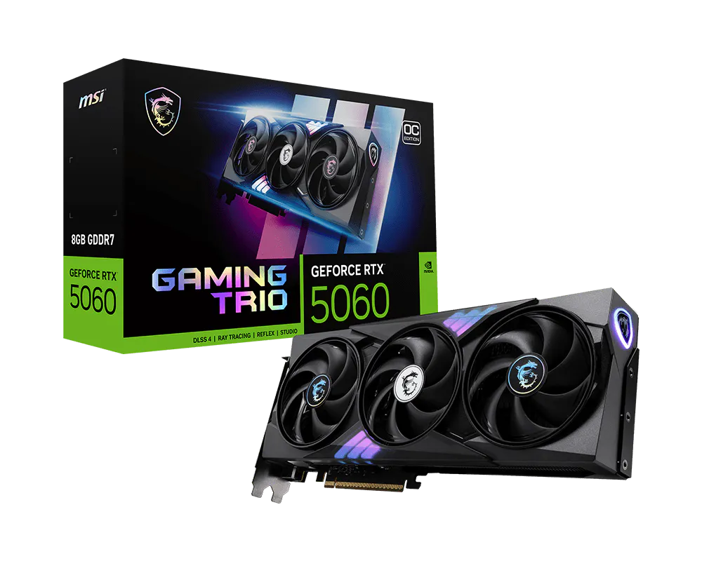 MSI GeForce RTX 5060 8G GAMING TRIO OC